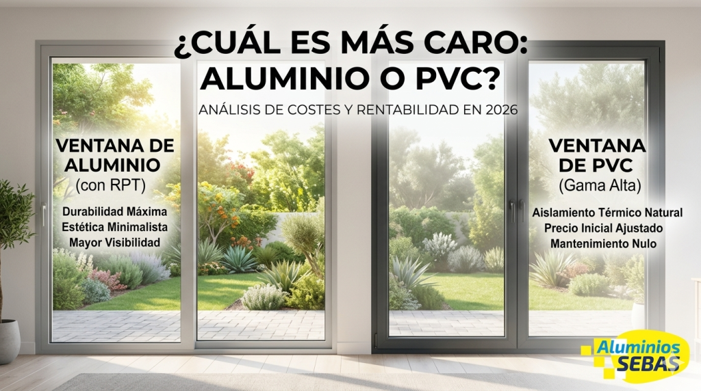 cual es mas caro aluminio o pvc